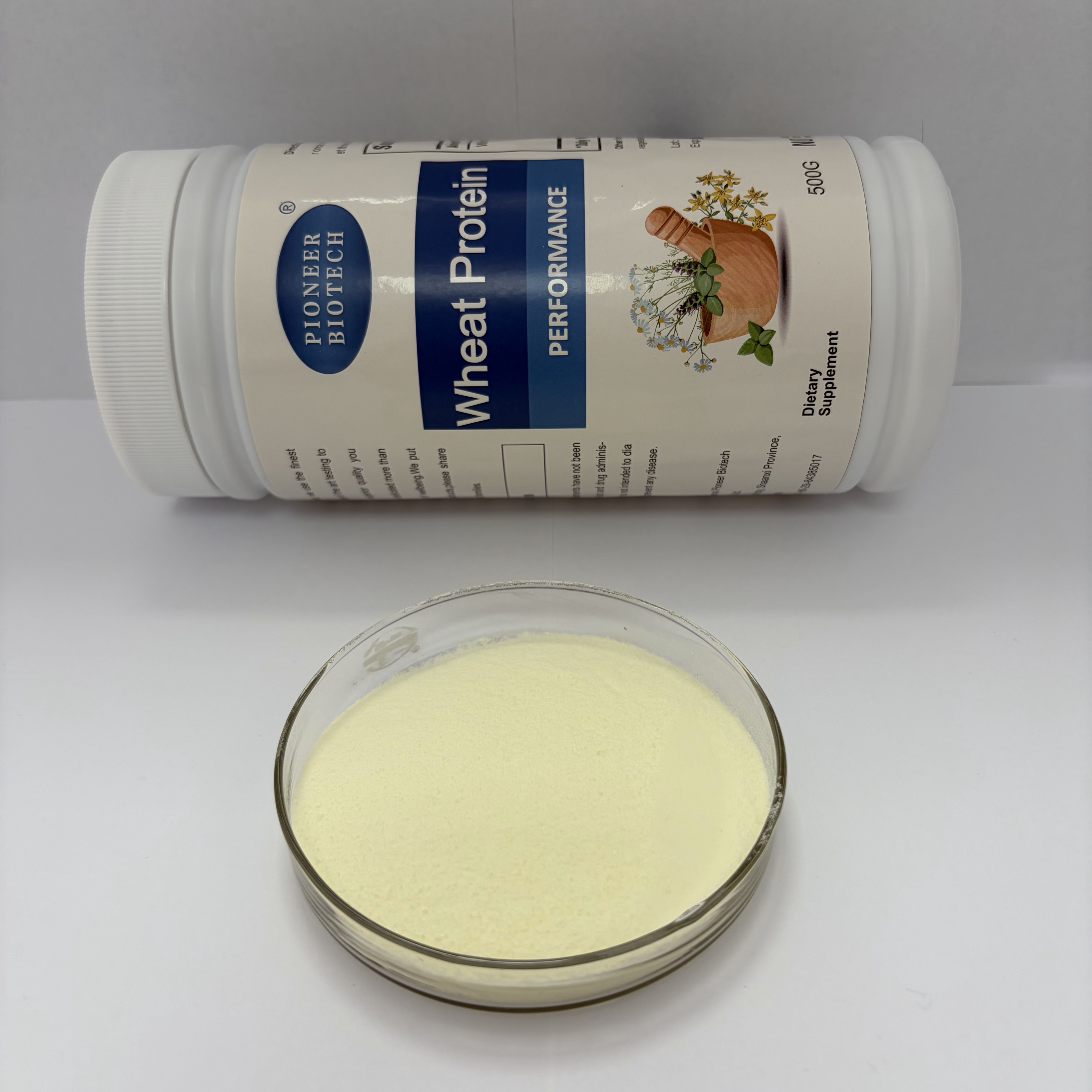 OEM/ODM 3-in-1 Daily Wheat Protein Food Supplement, Protein Supplement Without Added Sweeteners or Flavors