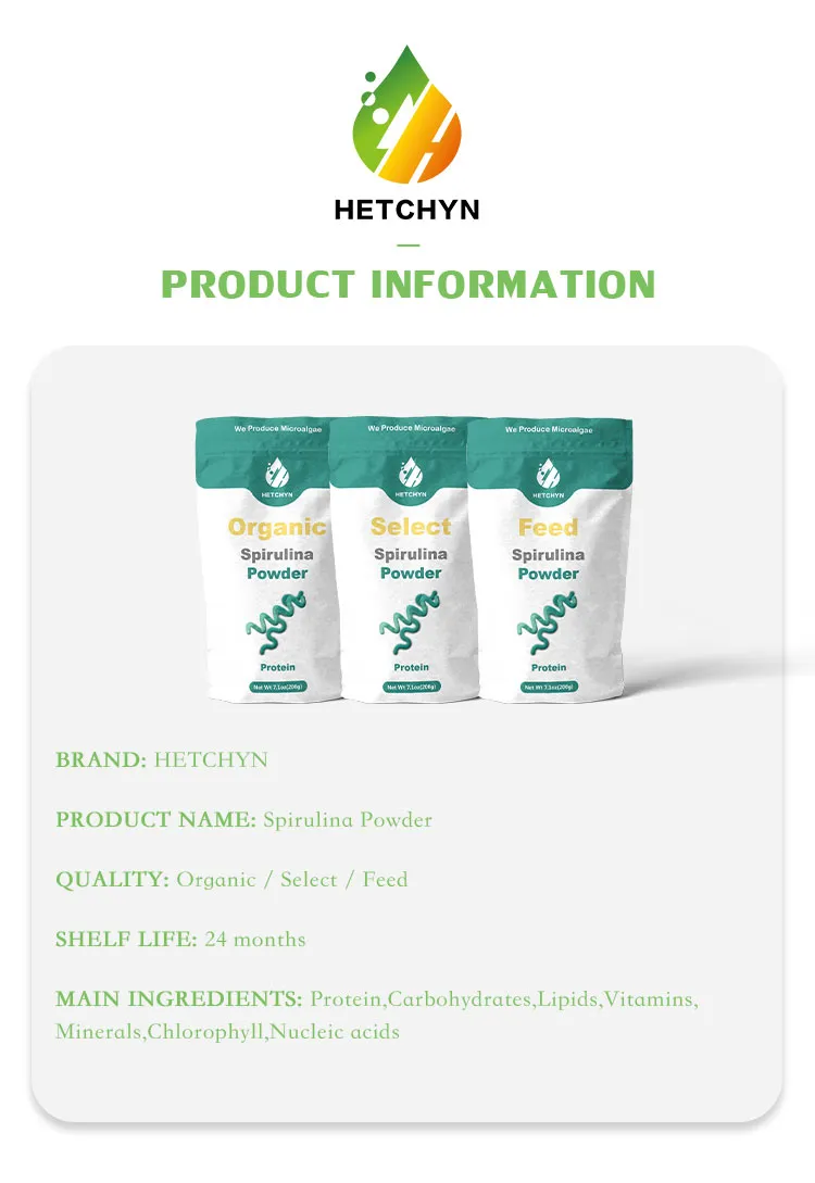 Select Natural High-Protein Spirulina Algae Powder