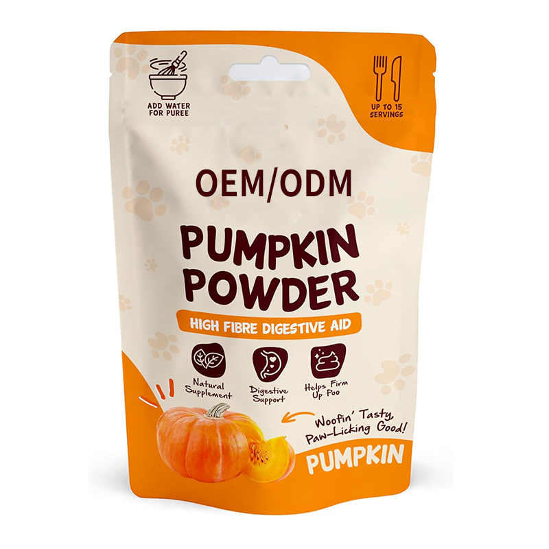 Pet Supplement Pumpkin Powder For Dogs&amp;cats OEM/ODM Promotes Intestinal Health Improves Immune System Antioxidant Protection