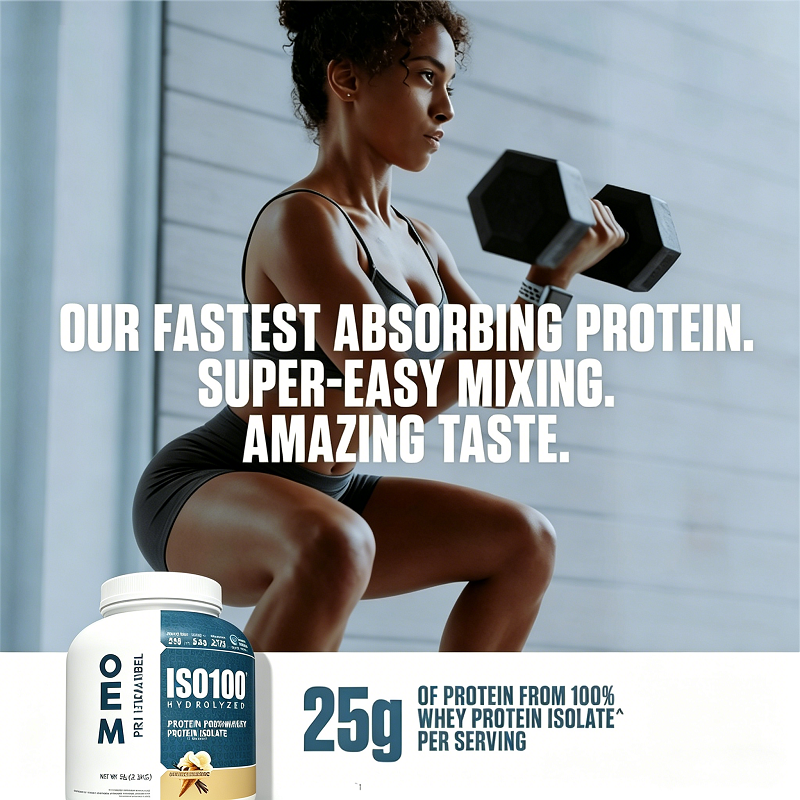 OEM Whey Protein Powder Antioxidant Instant Protein Powder For Energy Management Muscle Growth Weight Gainer Dietary Supplement