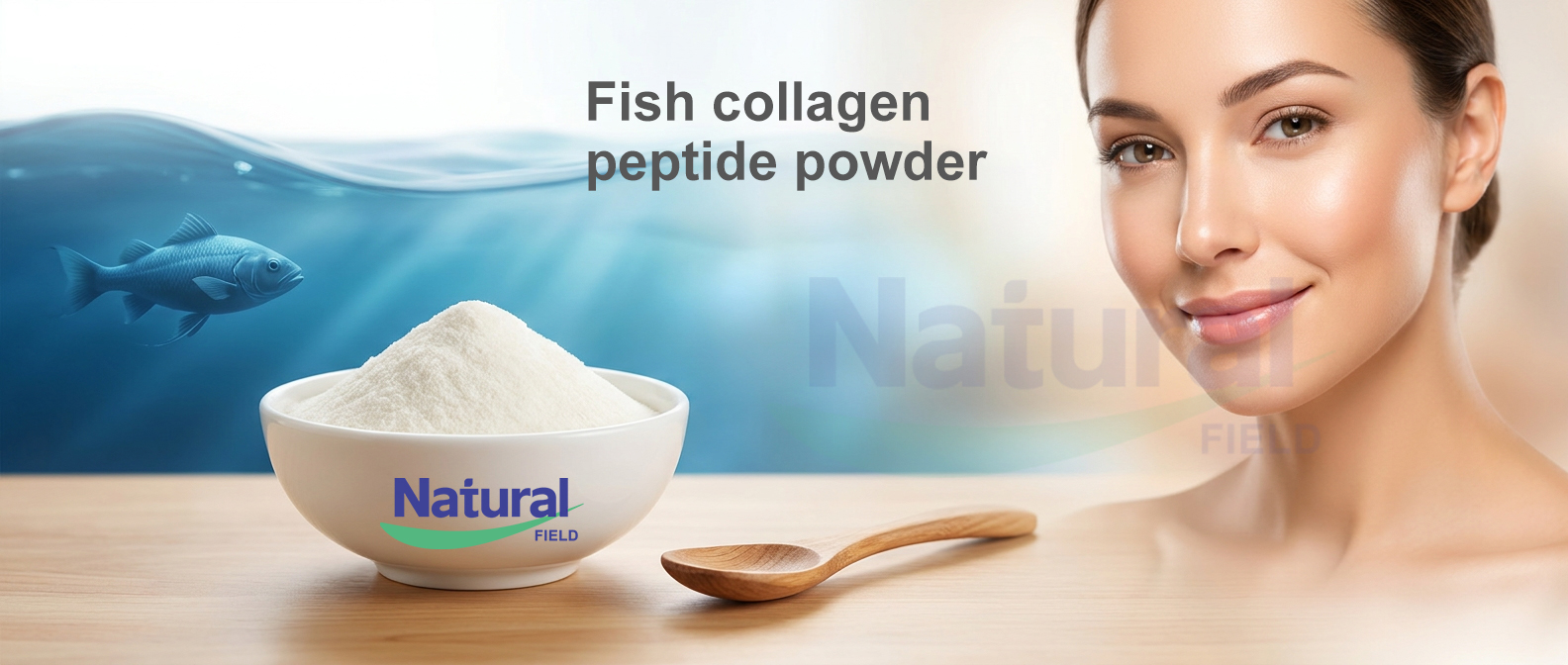 Fish Collagen Peptide Powder Banner