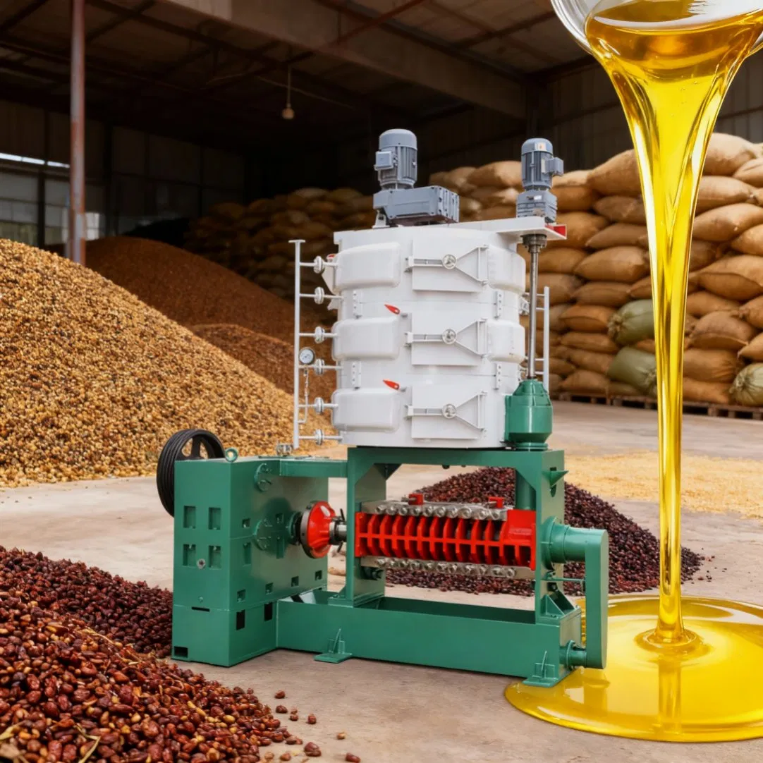 Oil Press with Adjustable Pressure Suitable for Different Seeds From Peanuts to Canola