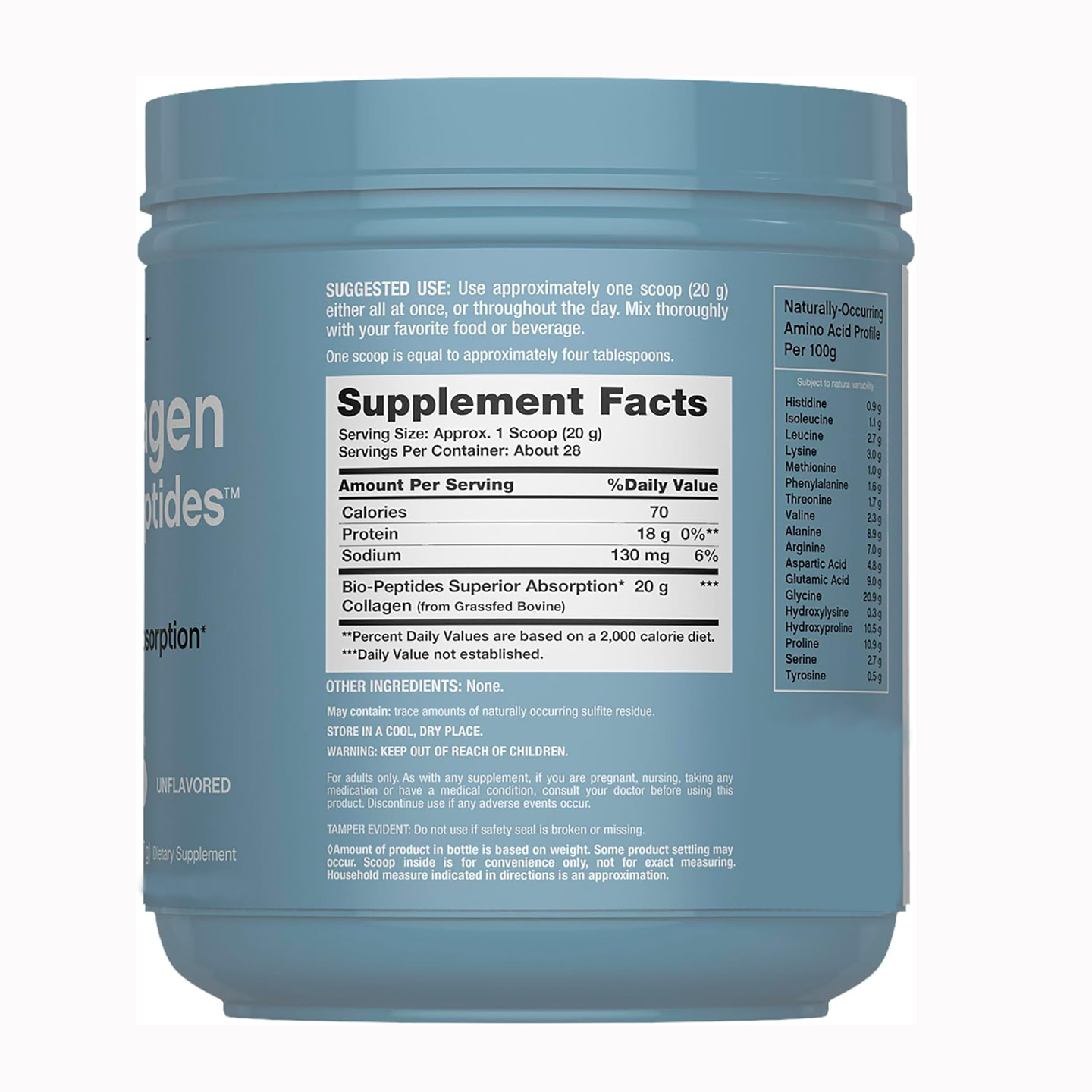 OEM Grassfed Beef Collagen Peptides Powder High Absorption Bio-Active Protein For Skin Elasticity, Joint Support &amp; Hair Growth.