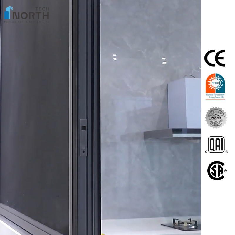 Factory Price Slimline Narrow Frame Double Glazed Glass Aluminum Sliding Window