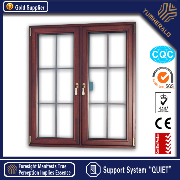 Double Glazed Anodized Aluminium Alloy Profile Casement Doors
