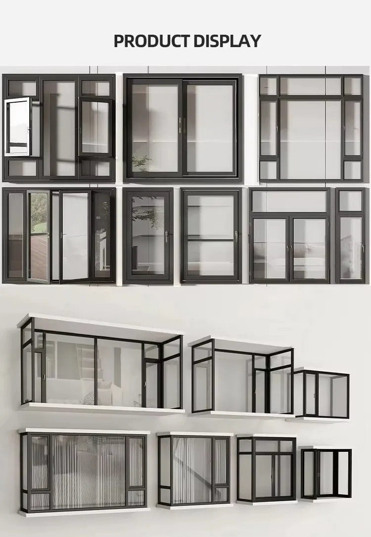 Aluminum Glass Door Shop Front