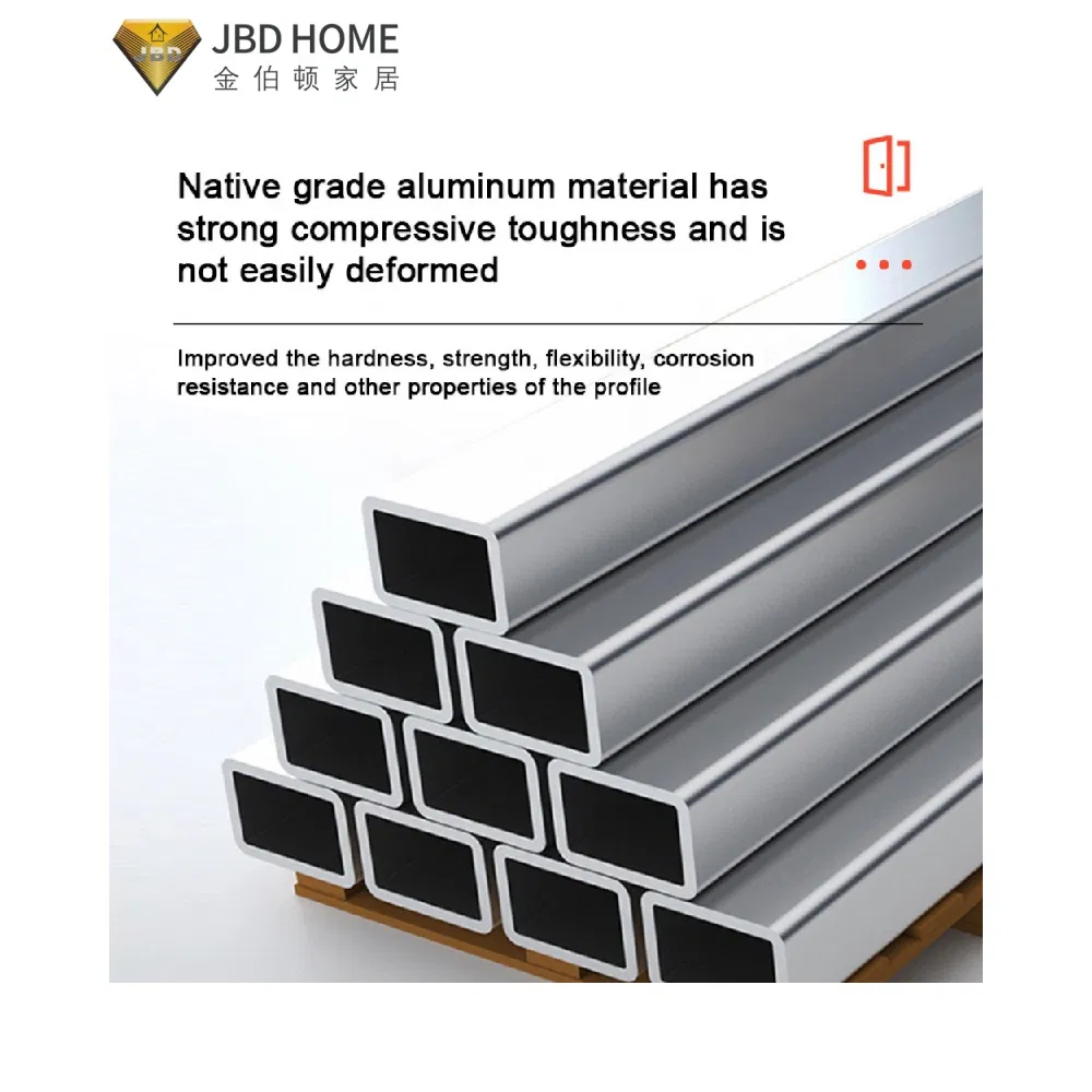 Factory Direct Sale Pd PT Door Panels Aluminum Interior Kitchen Bathroom Toilet Folding Slide &amp; Swing Door