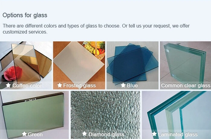 Cross Decoration Double Glazed French Style Aluminum Casement Door