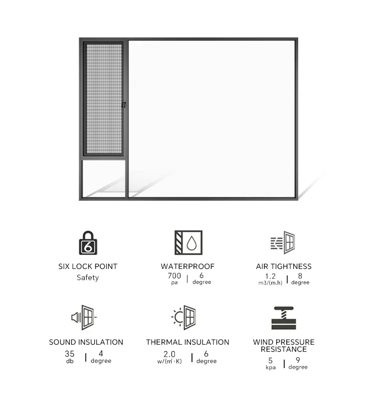 Aluminum Casement Window 4