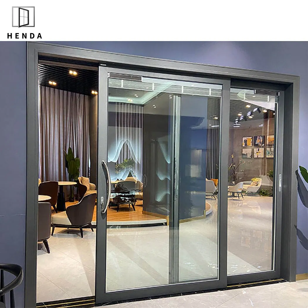 New Exterior/Interior Aluminum Entrance Steel/Security/Metal/Garage/Iron/Accordion Panoramic Pocket Stacking Patio Aluminium Glass Folding Sliding Door