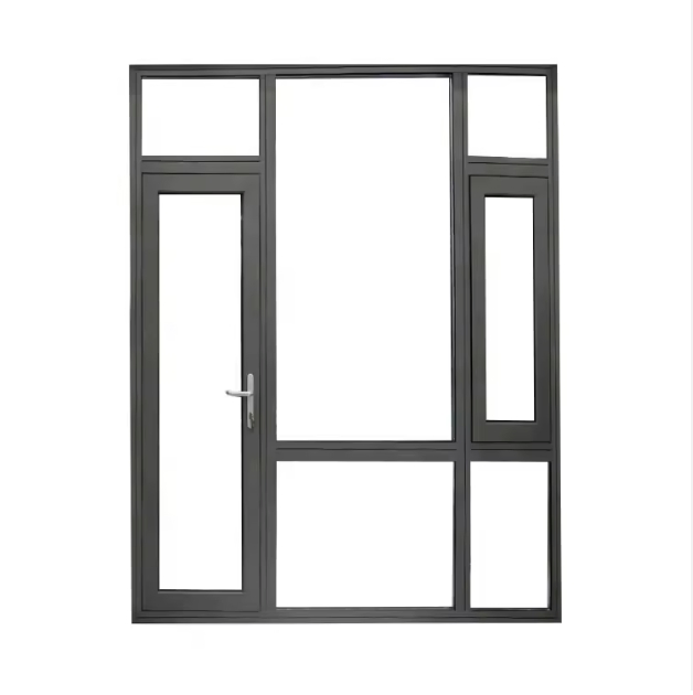 Low-E Glass Thermal Break Aluminum Window Double Tempered Glass Windows