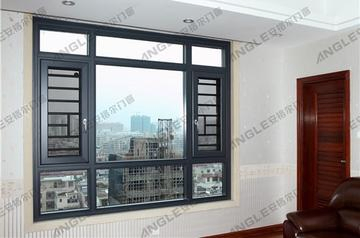 Bay L Shaped Fix Aluminium Frame Windows with Glass