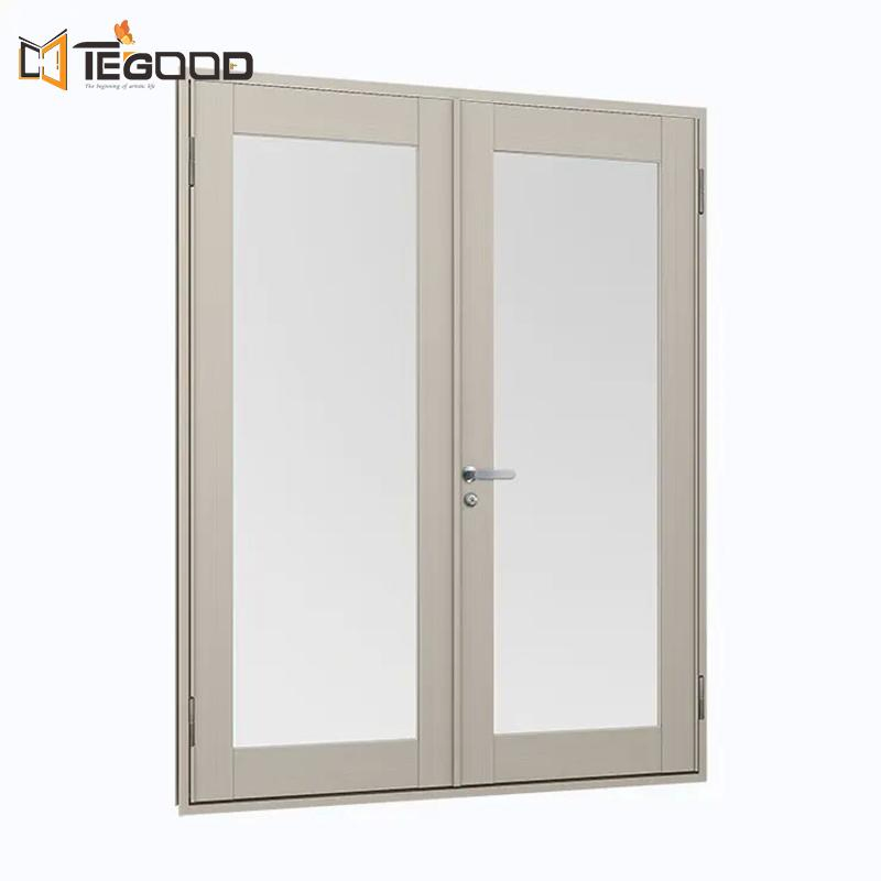 Commercial Powder Coated Aluminum Entrance Door for Kfc Shop Front