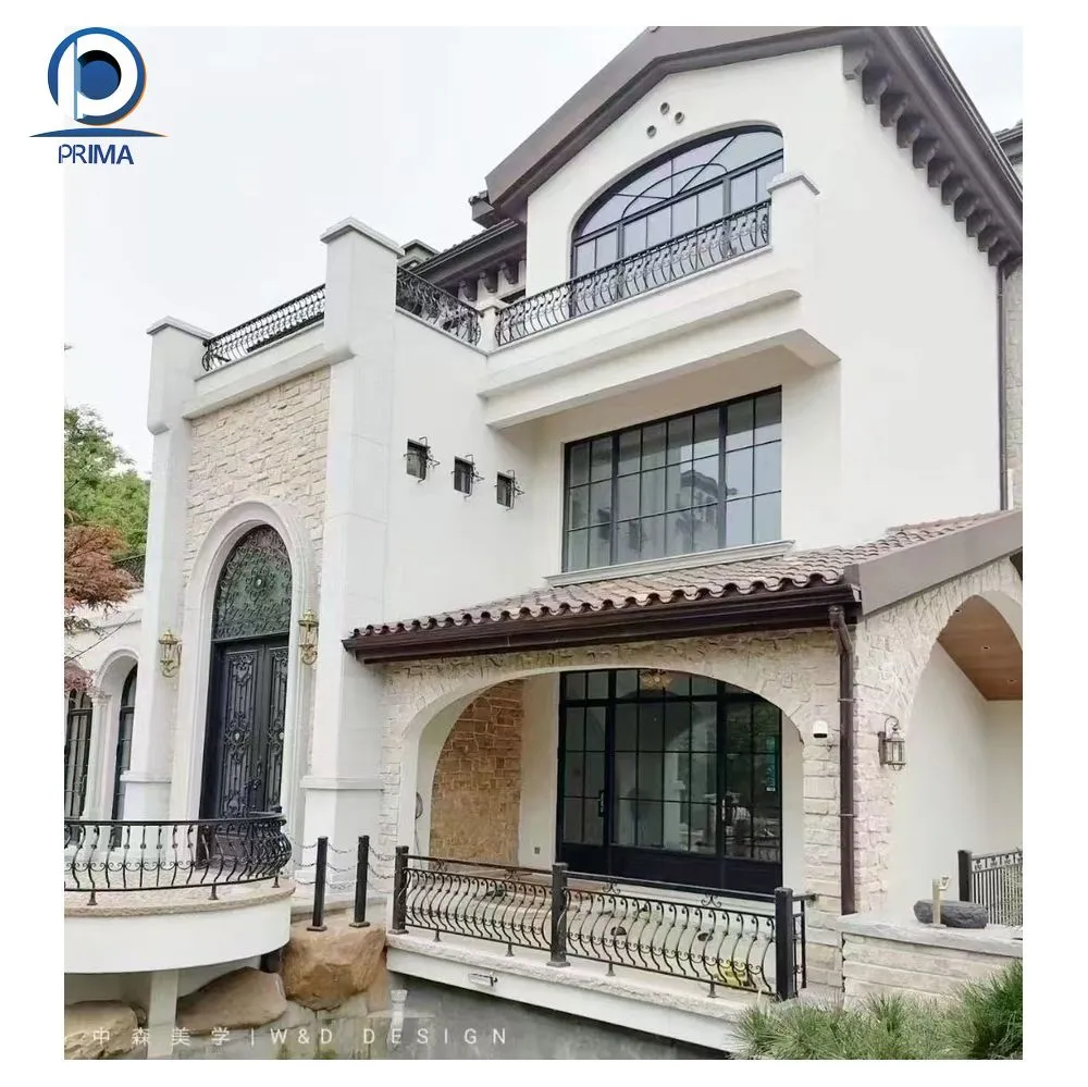 Aluminum French Glass Doors Windows View 3