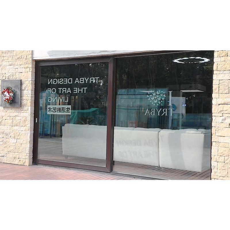 Bi-Folding Corner Window Reflective Glass Water Proof Aluminum Sliding Windows and Doors