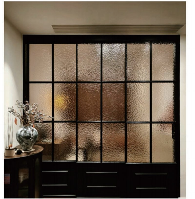 French Style Aluminum Sliding Door with Tempered Glass for Patio Use