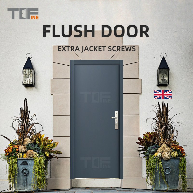 Hollow Metal Galvanized Steel Aluminium Profile Slab Solid Core Honeycomb Aluminum Interior Flush Bolt Door Price