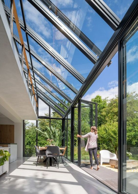 Best Quality Storm Proof Heat Insulation Aluminum Glass Door Exterior Folding Doors Bifold Doors for Buildings Folding Gate