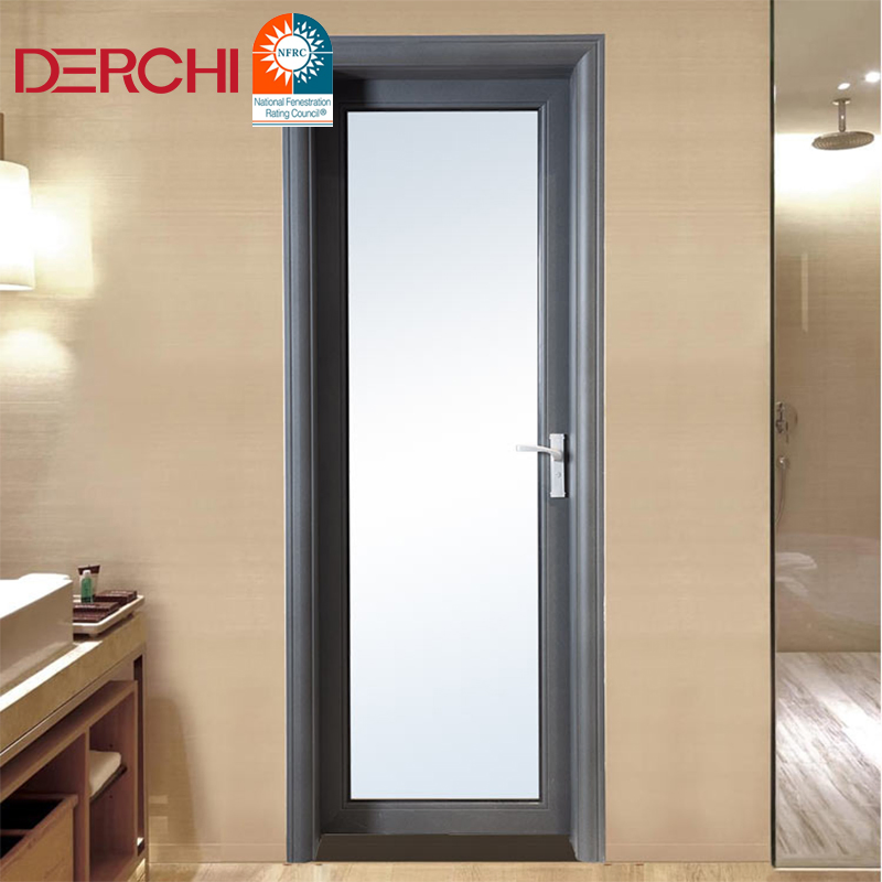 Wholesale Aluminum Door Exterior House Door Tempered Glass Casement Doors