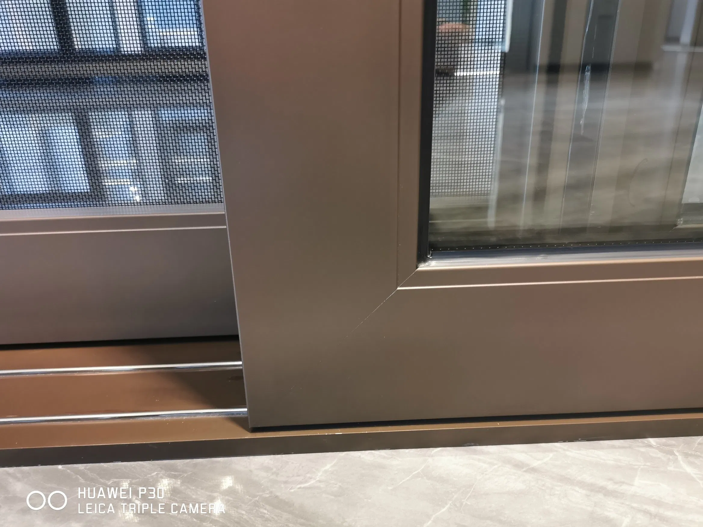 Narrow Frame Double Tempered Glazed Aluminium Sliding Door Aluminium Sliding Shop Front Door Glass Aluminium Sliding Doors