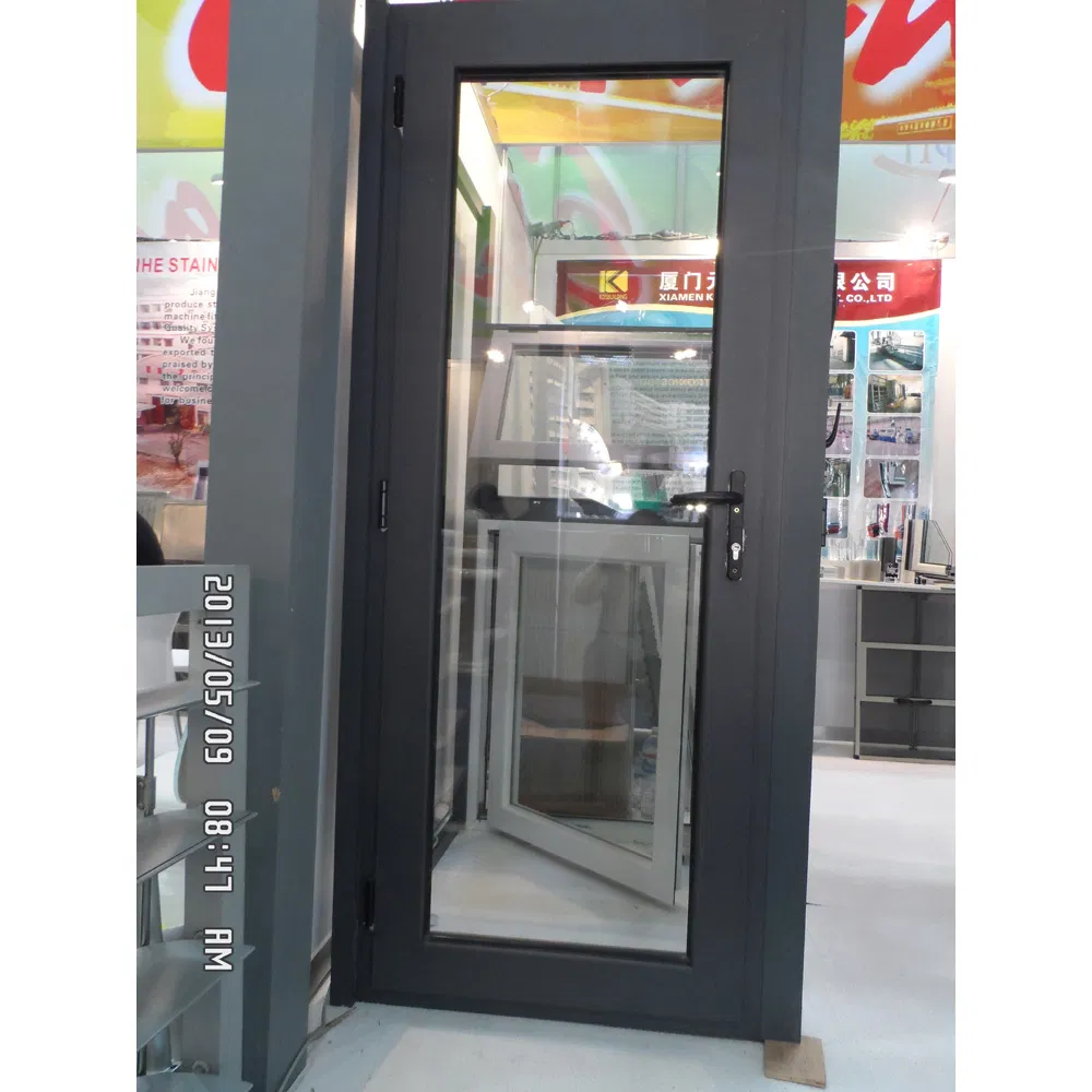 Building Shop Exterior Front Gate Entrance Aluminum Alloy Commercial Door