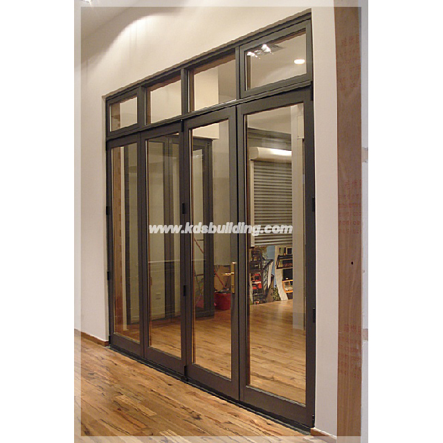 Building Shop Exterior Front Gate Entrance Aluminum Alloy Commercial Door