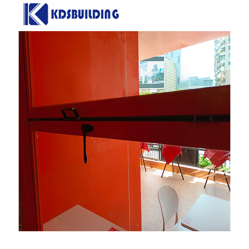 Waterproof Vertical Accordion Sliding Glass Windows and Doors Thermal Break Aluminum Bi Folding Window