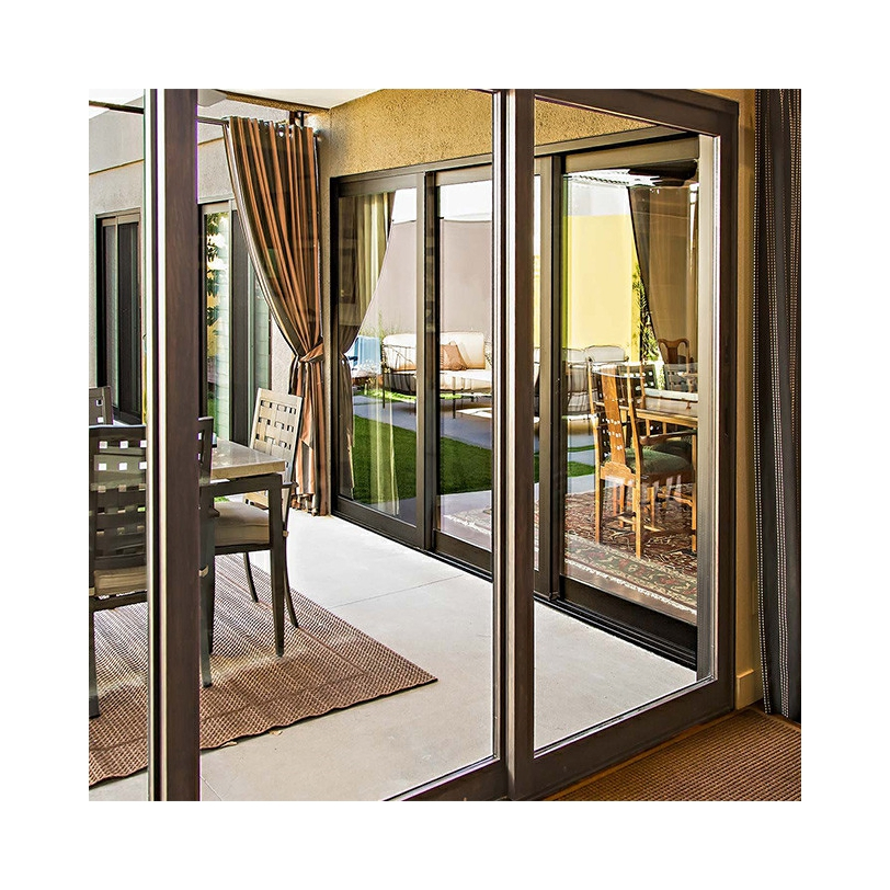 Door USA Florida Commercial &amp; Villa Project Use Storm Impact Aluminium Glass Door