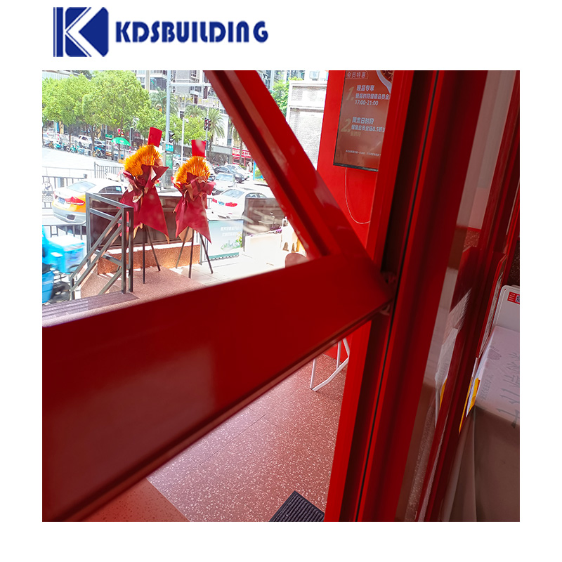 Waterproof Vertical Accordion Sliding Glass Windows and Doors Thermal Break Aluminum Bi Folding Window