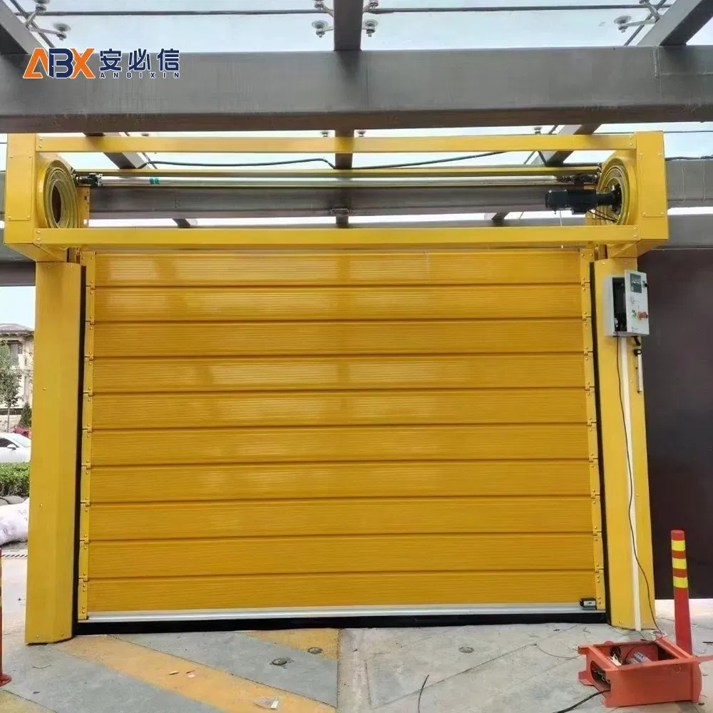 Moisture-Resistant 40mm Total Door Panel Thickness Turbo Automatic Hard Warehouse Fast Door