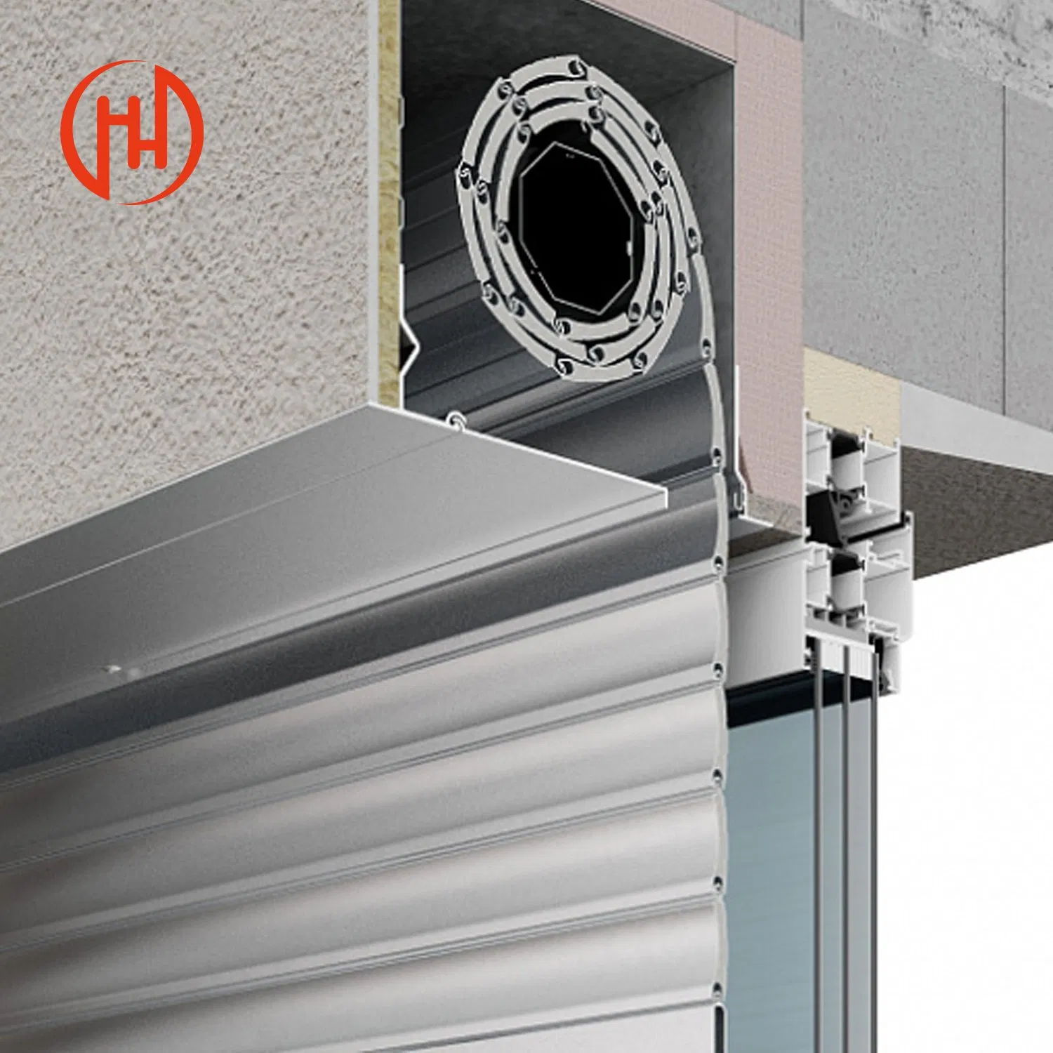 Aluminum Grill Rolling Doors Shop Front Security Gate Roll up Shutter Gate