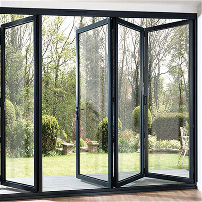 Outdoor Aluminum Folding Door Industrial Aluminium Profile for Modern Style Glass Doors