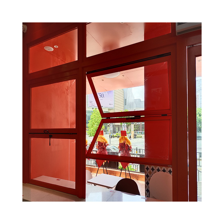Waterproof Vertical Accordion Sliding Glass Windows and Doors Thermal Break Aluminum Bi Folding Window