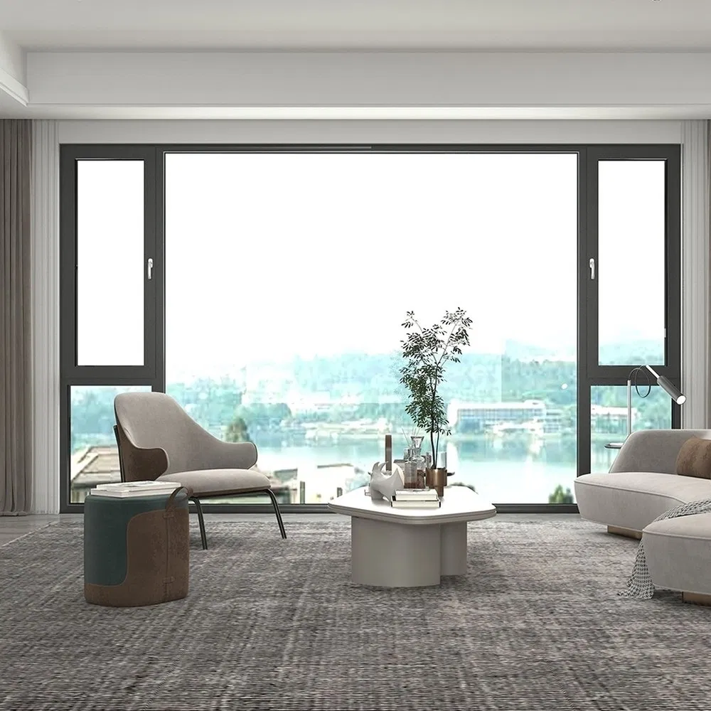 Cost Effective Inward Opening Ultimate Series Fixed Aluminum System Window