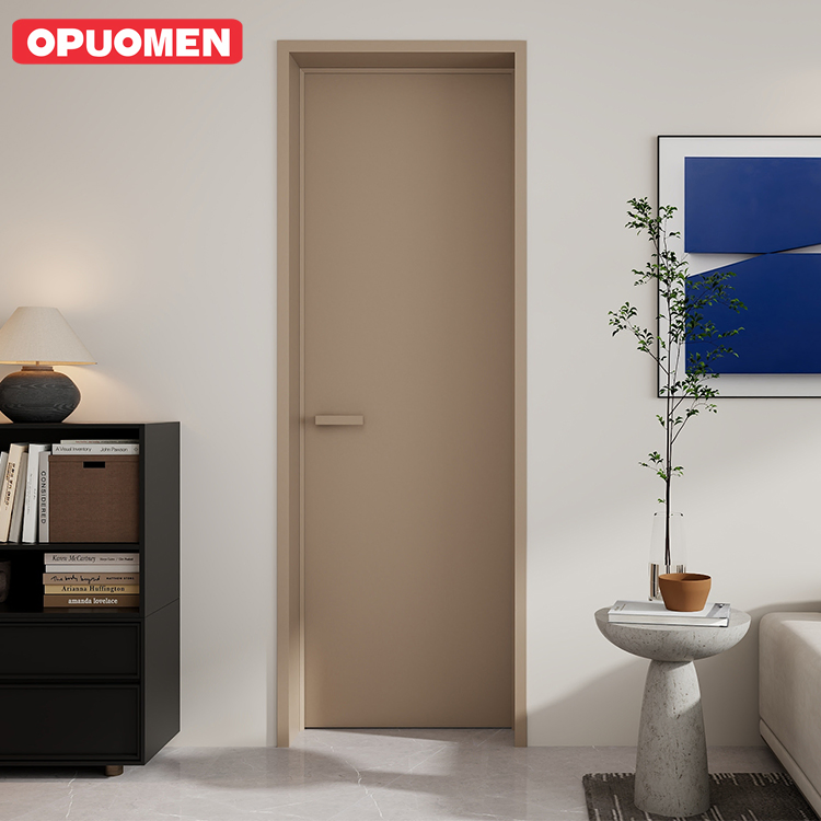 Eco-Friendly Modern Aluminum Wood Swing Door for Homes