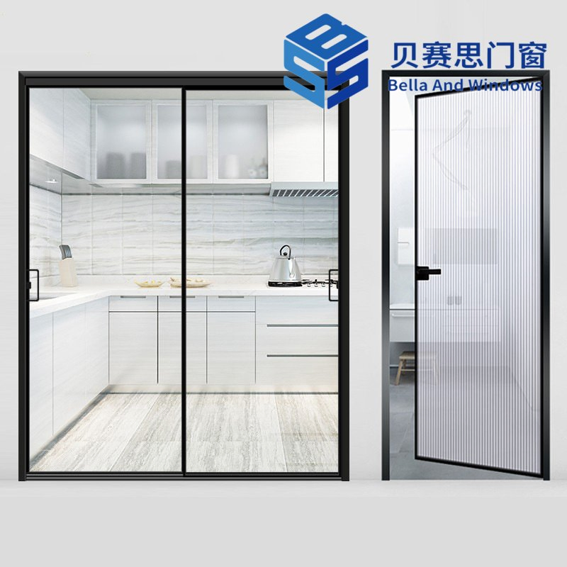 Chinese Supplier Factory Direct Sale Handles Price Thermal Break Current Season Customizable Aluminum Casement Door for Balcony/Bathroom/Toilet/Bedroom/Study