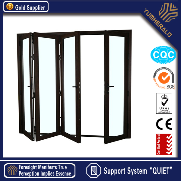 Double Glazed Anodized Aluminium Alloy Profile Casement Doors
