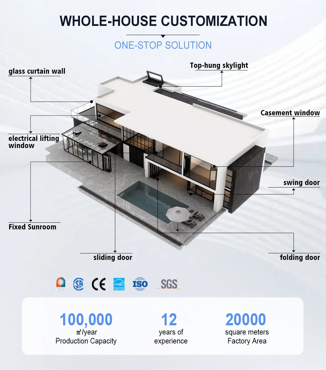 Aluminum Alloy Tilt and Turn Window