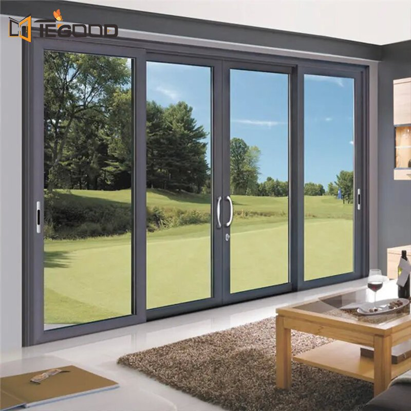 Aluminum Frame Front Door Entrance Swing Door/ Spring Floor Shop