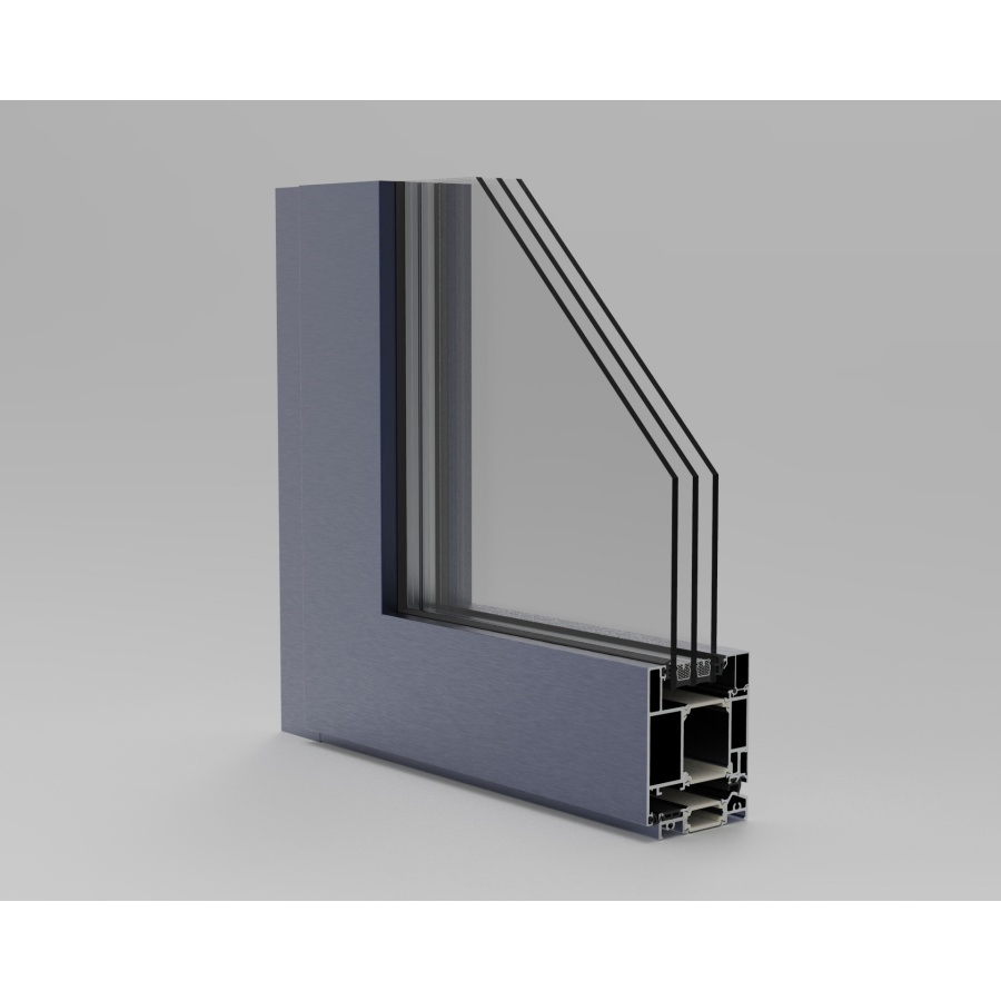 Storm-Proof Wind-Resistant Aluminum Casement Door Certified to Withstand 5000PA Extreme Weather Conditions