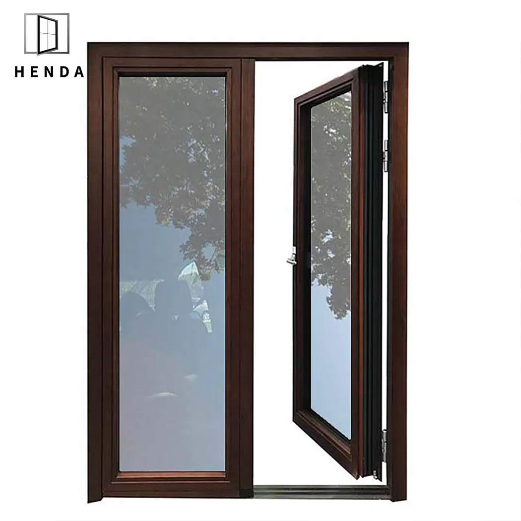 Us Standard Aluminium Frame Shop Front Double Glass Doors Aluminum French Door