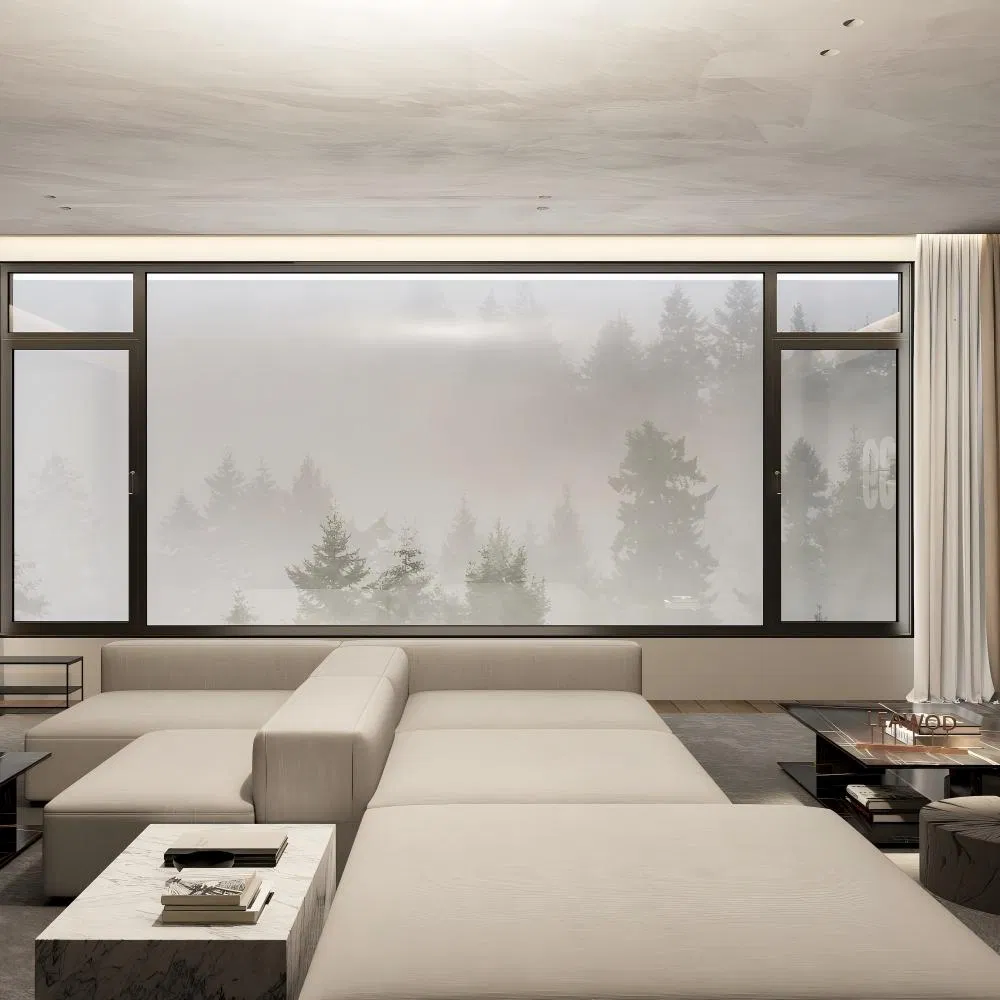 China Factory Aluminum Aluminium Swing Tilt Turn Window with Double Glazed Soundproof Glass for Home Apartment School Hotel