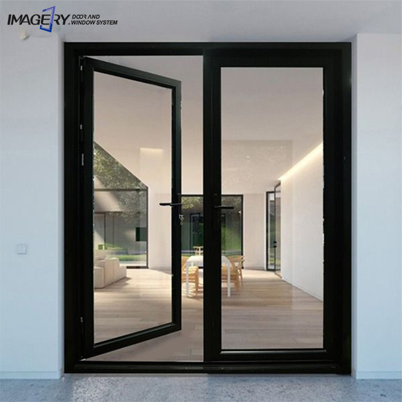 Classic Interior Room Doors Household Flat Open Aluminium Casement Doors for House