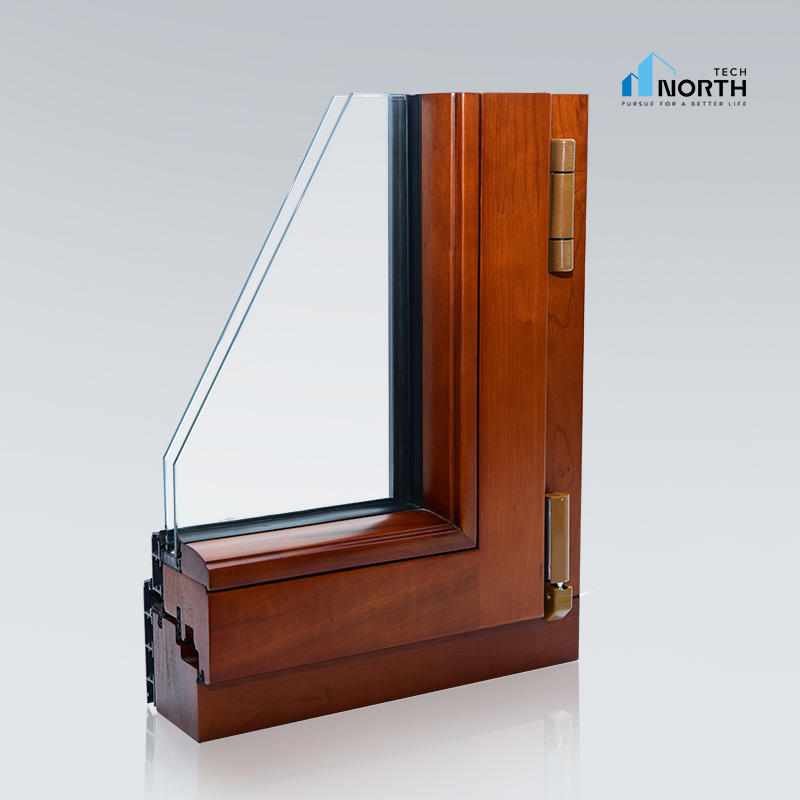 Premium Panoramic Slimline Narrow Frame American Crank Casement Tilt and Turn Aluminum Clad Solid Wood Window and Patio Porch Entrance Door Factory Best Savings