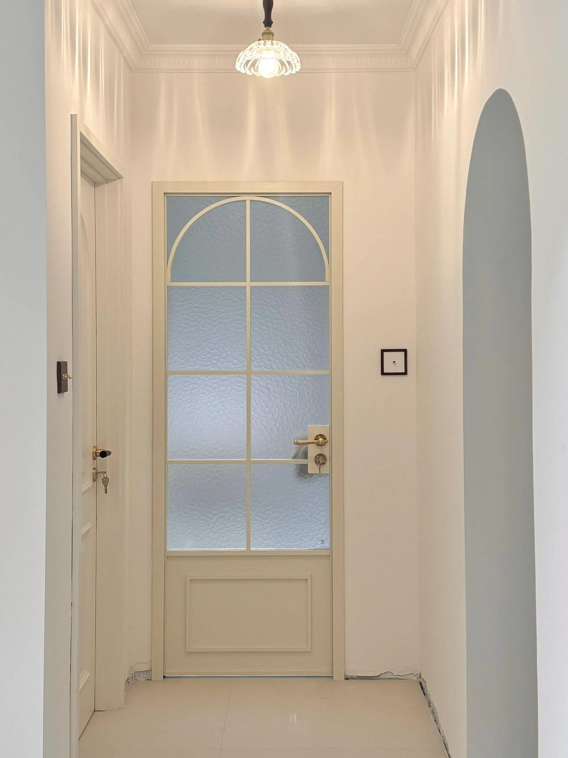 Aluminum Alloy Courtyard Villa Gate Country Yard Double-Opening Gate French Doors