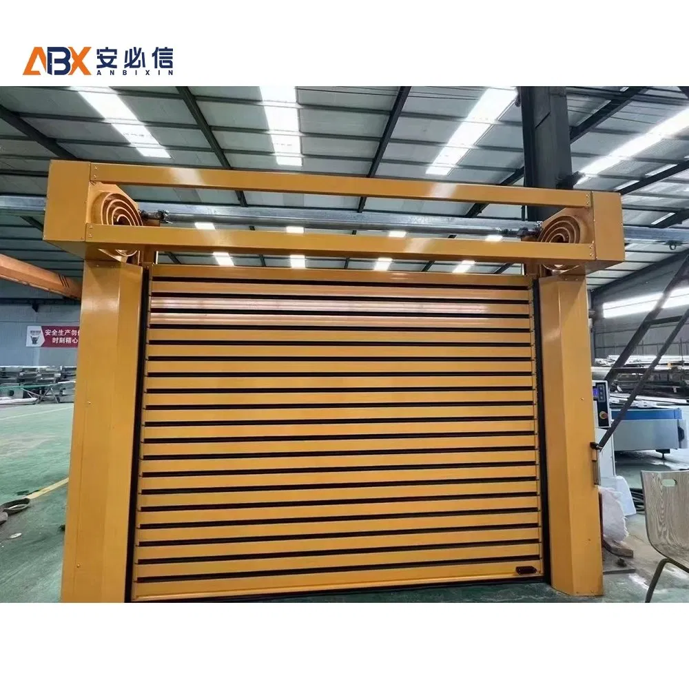 Moisture-Resistant 40mm Total Door Panel Thickness Turbo Automatic Hard Warehouse Fast Door