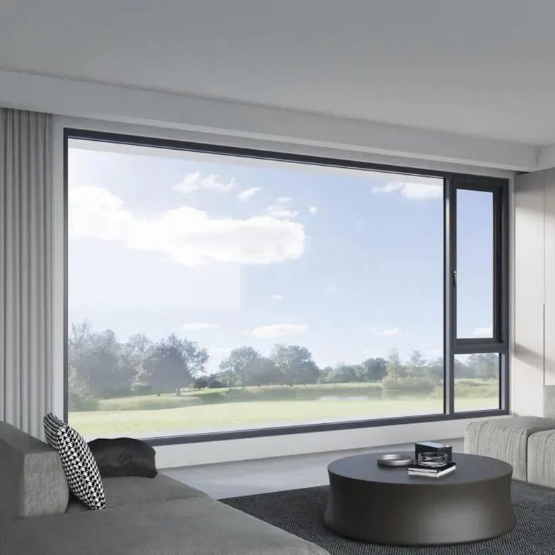 China Factory Custom Modern Style Soundproof Aluminum Alloy Frame Casement Window
