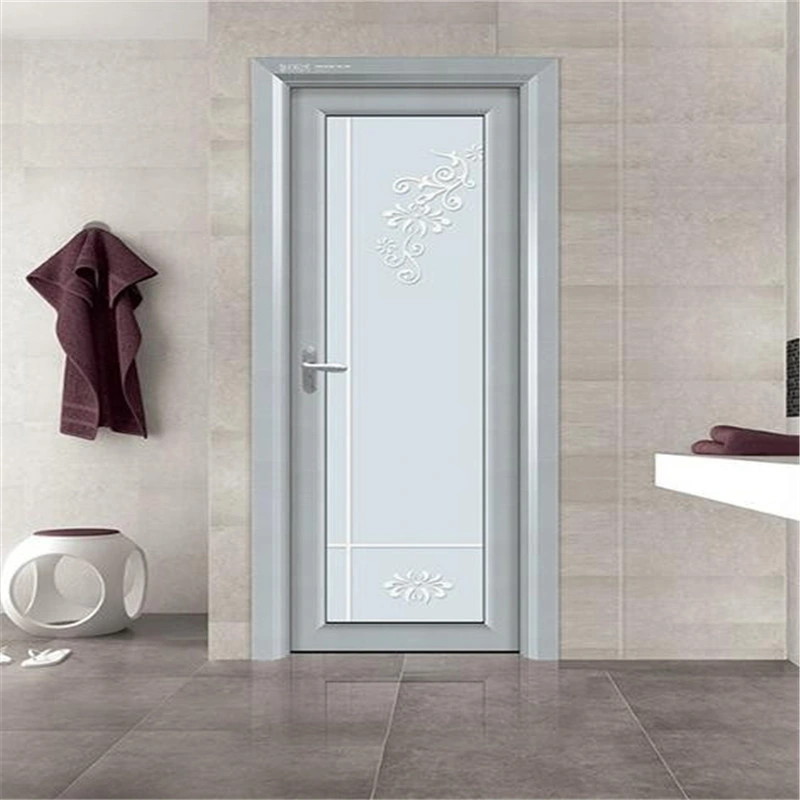 Aluminum Bathroom Door Design Swing Door PVC Bathroom Plastic Door
