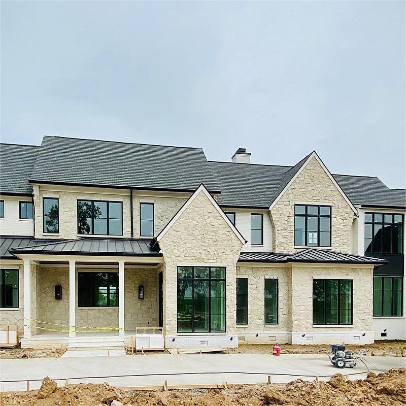Aluminium Low-E Glass Custom Design Residential French-Style Aluminum Framed Casement Windows Bay Windows