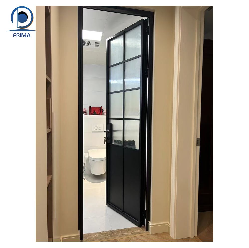 Factory Custom Waterproof Energy Saving Aluminum French Glass Doors Windows